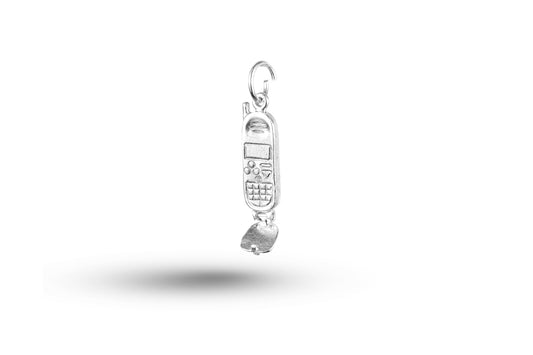 White gold Mobile Phone charm.