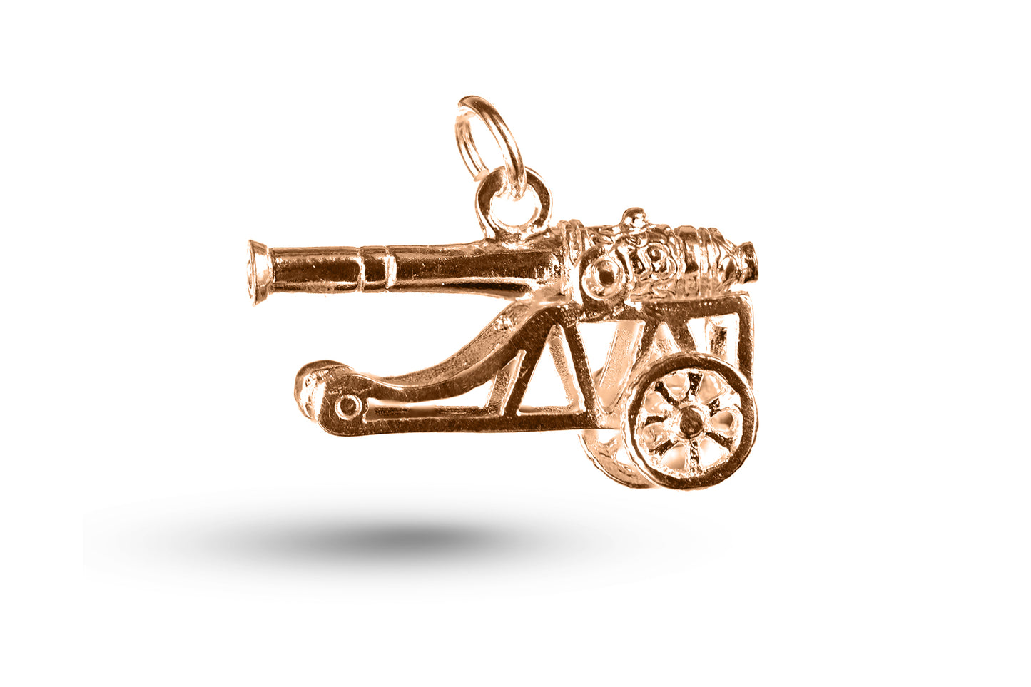 Rose gold Heavy Cannon charm.