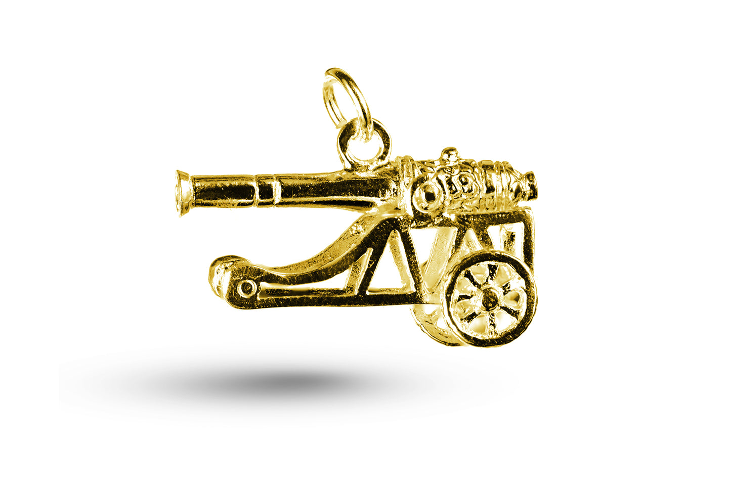 Yellow gold Heavy Cannon charm.