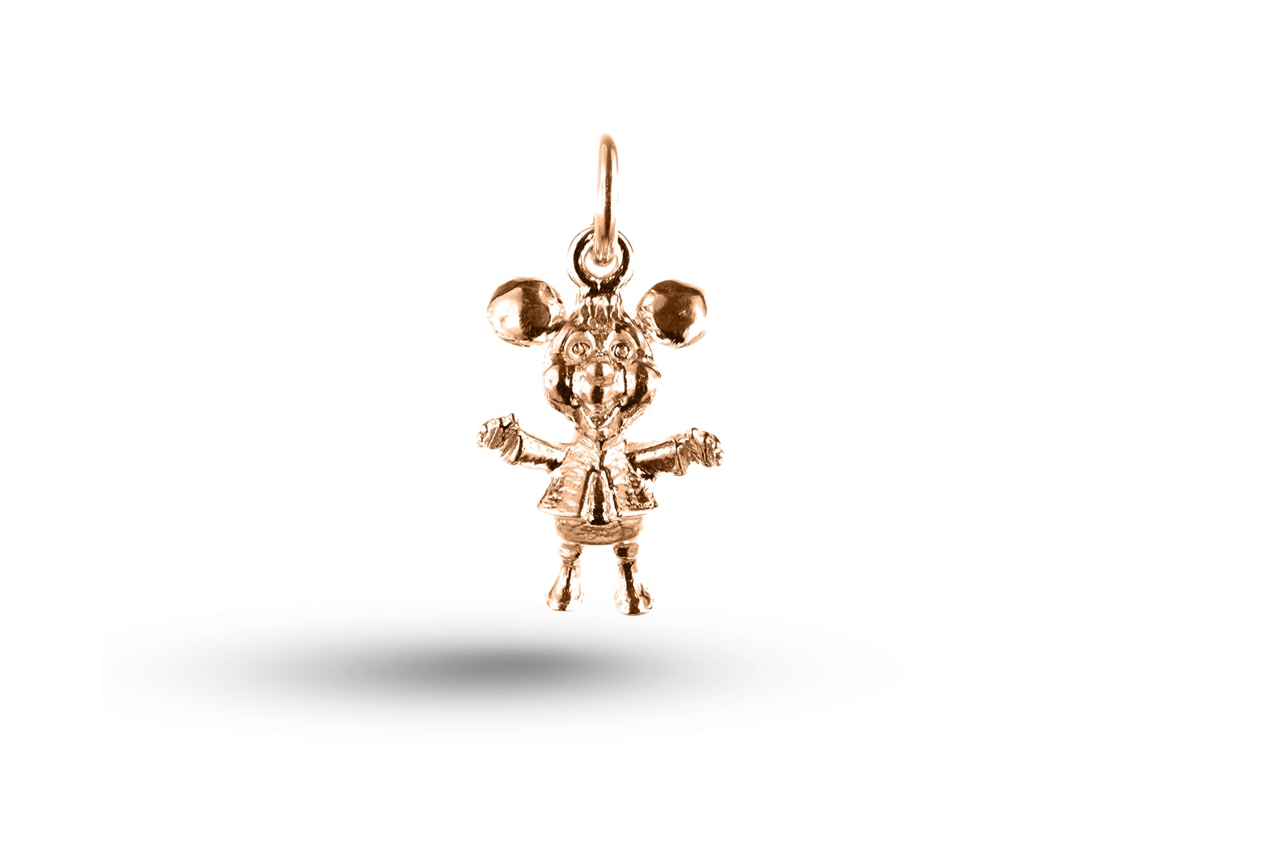 Rose gold Topo Moving Ears charm.