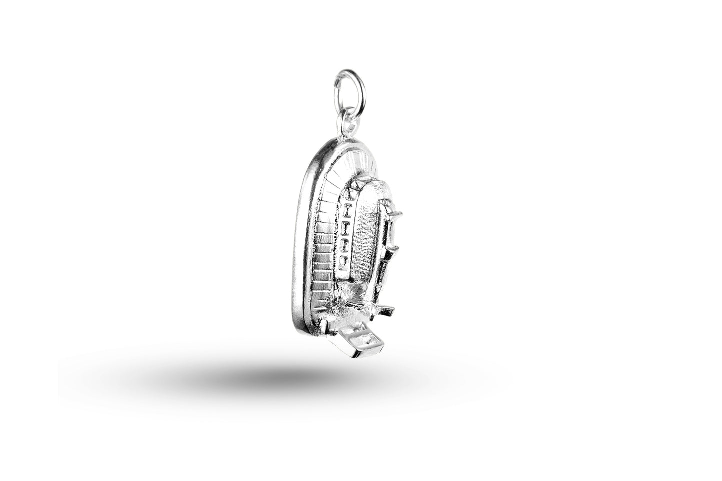 White gold Hovercraft charm.