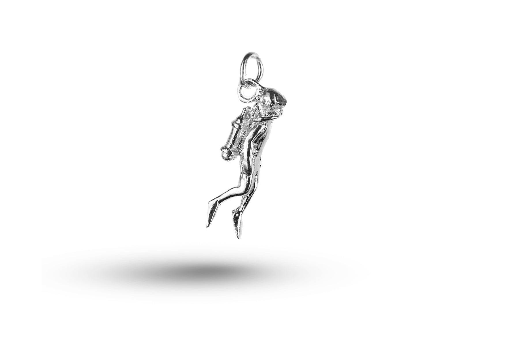 White gold Diver charm.