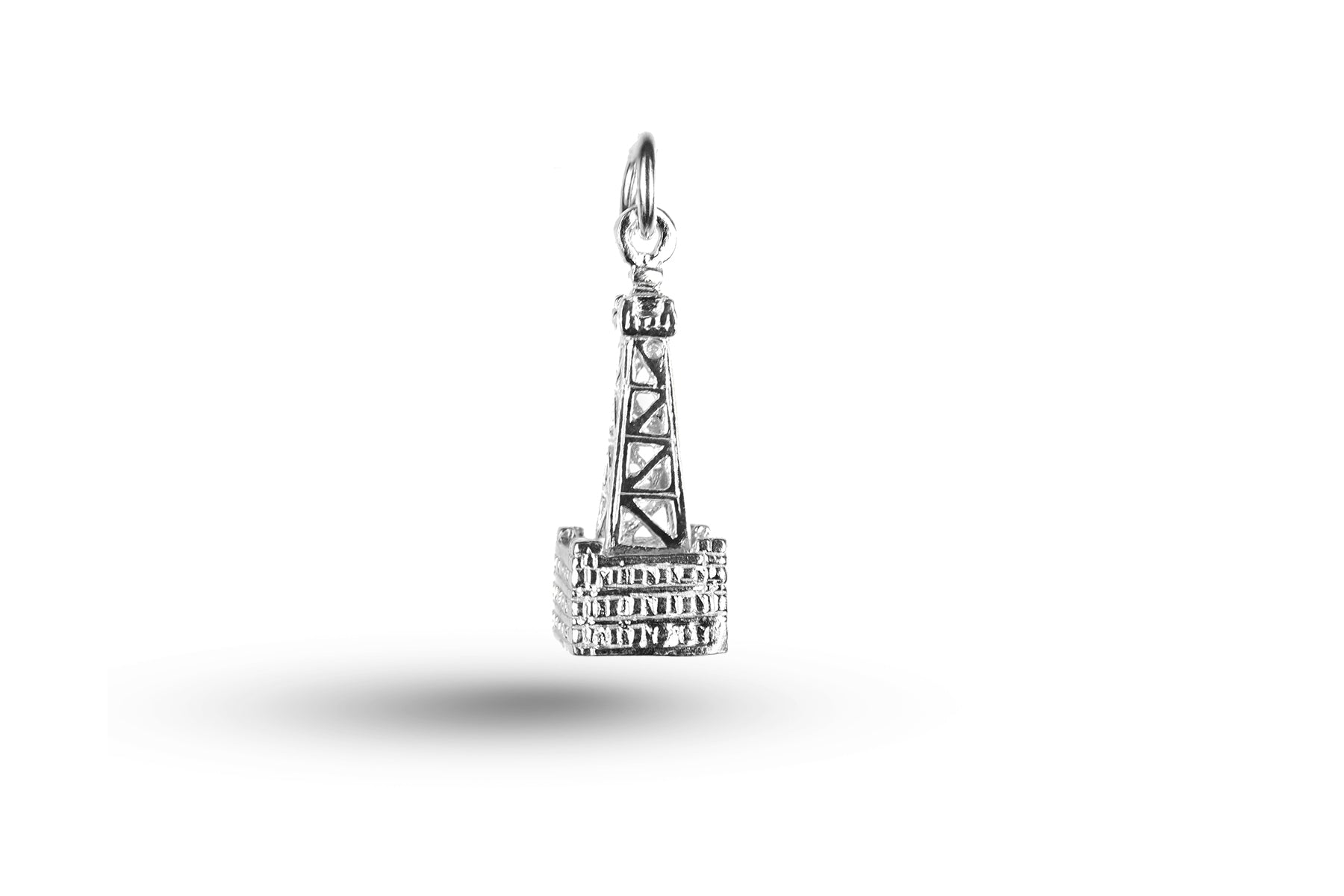 White gold Blackpool Tower charm.