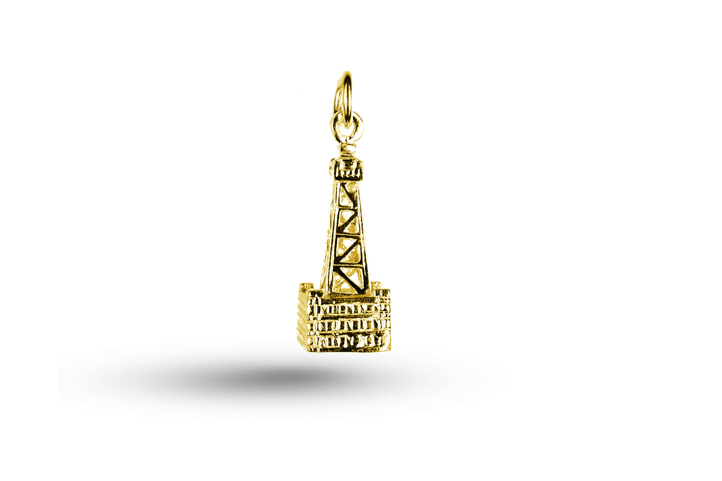 Yellow gold Blackpool Tower charm.