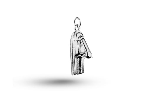 White gold Jetski charm.