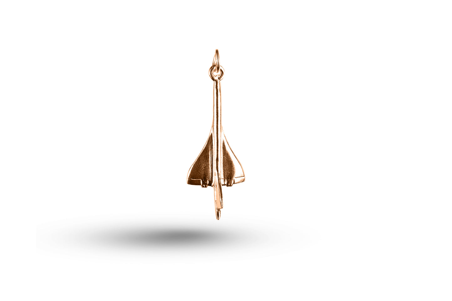 Rose gold Concorde charm.