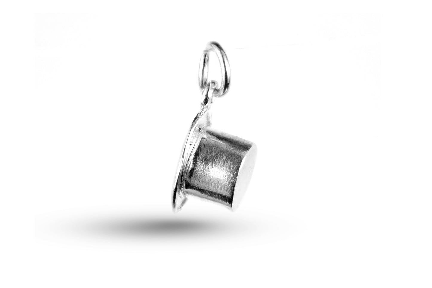 White gold Top Hat charm.