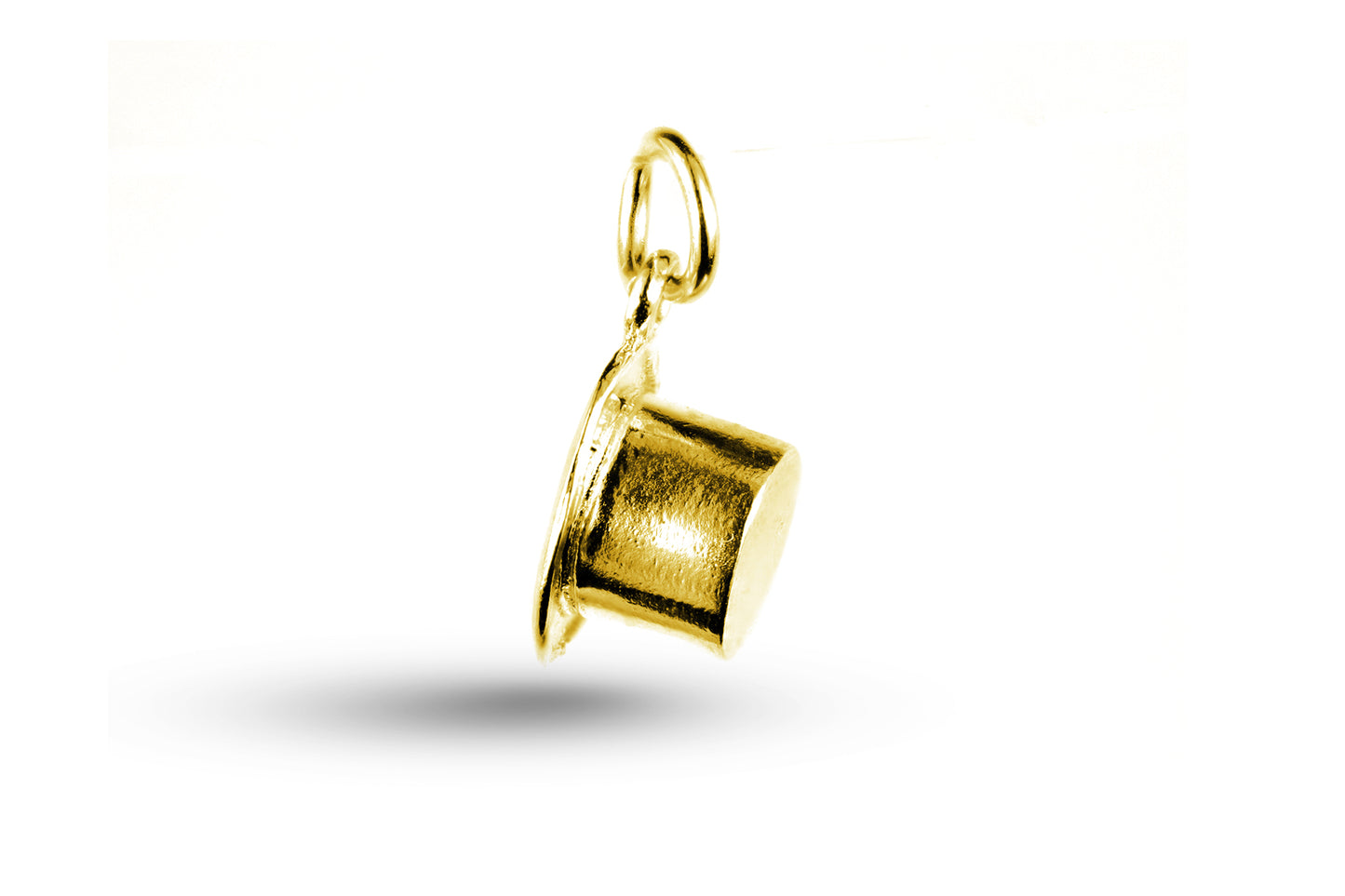 Yellow gold Top Hat charm.