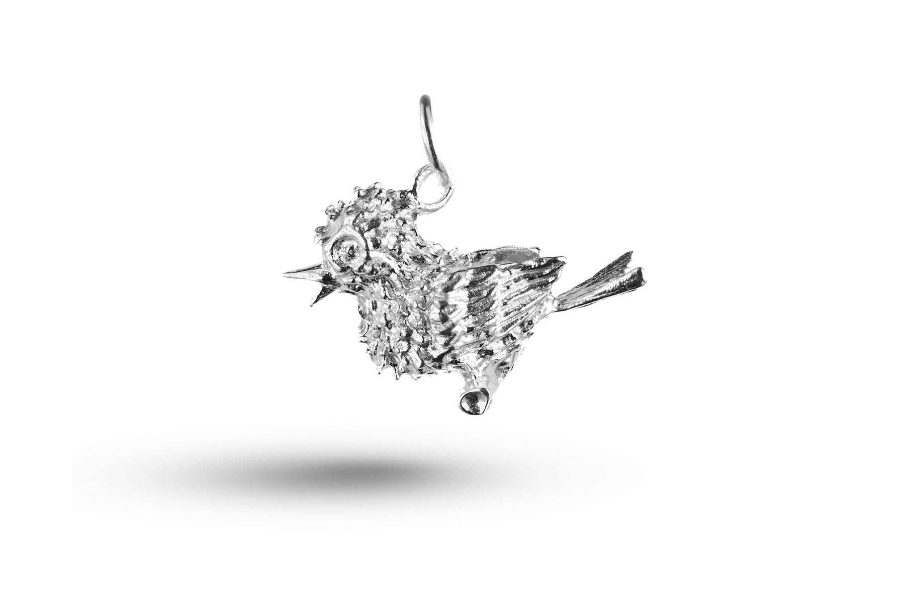 White gold Large Chick charm.