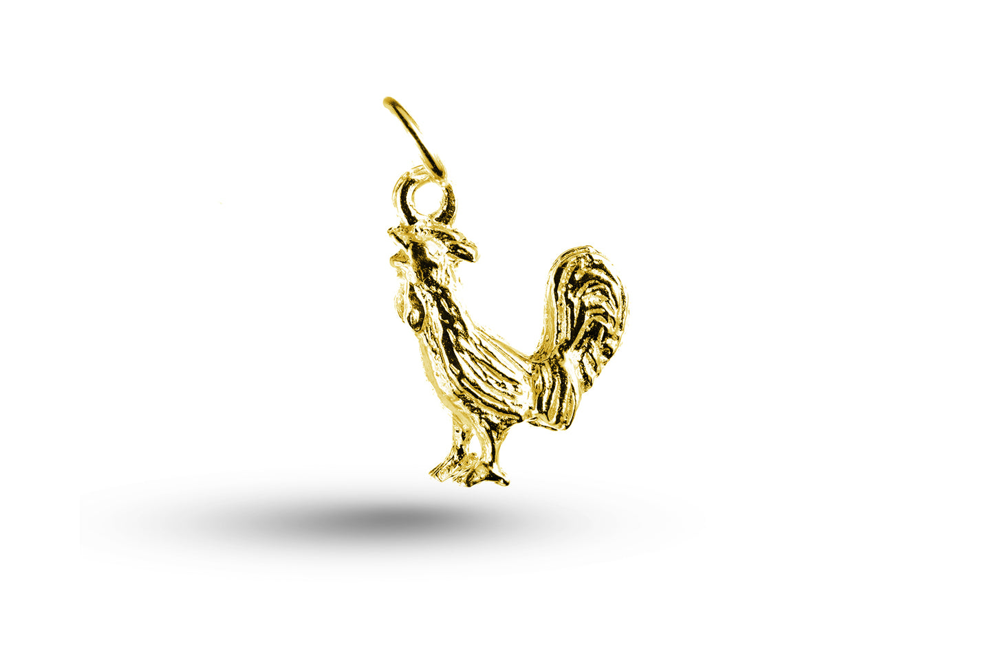 Yellow gold Cockerel charm.