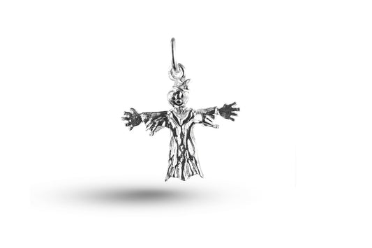 White gold Scarecrow charm.