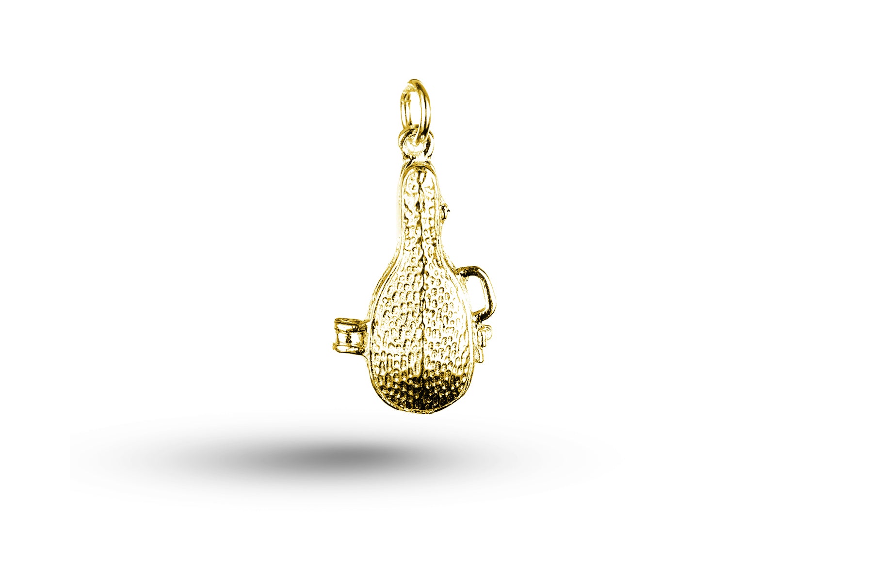 Yellow gold Violin Case charm.