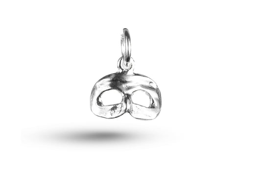 White gold Venice Mask charm.