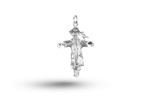 White gold Scarecrow charm.