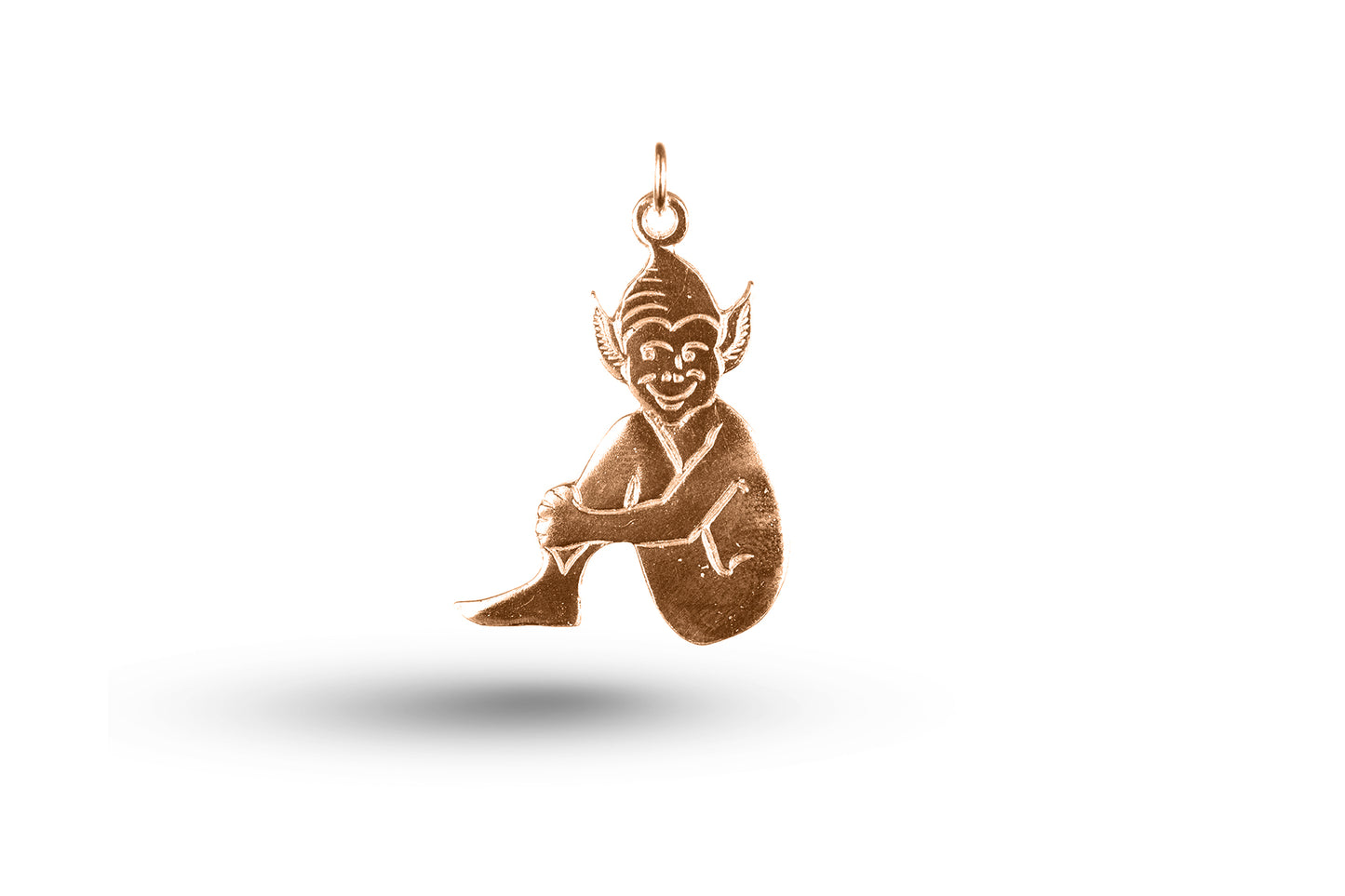 Rose gold Heavy Pixie charm.