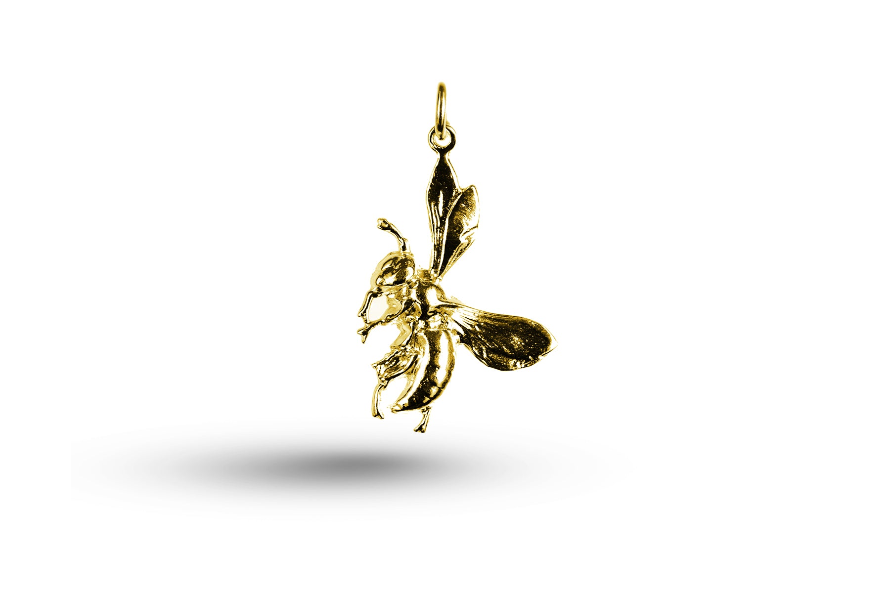 Yellow gold Wasp charm.