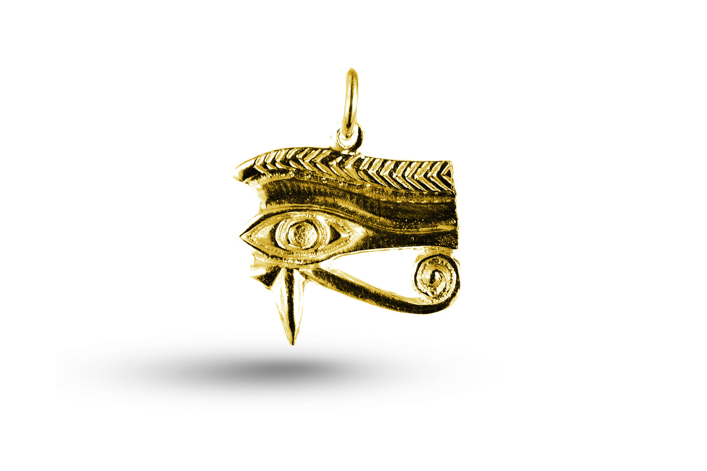 Yellow gold Right Eye of Horus charm.