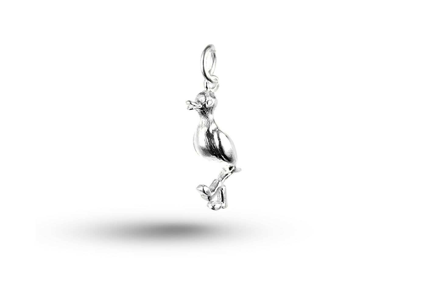 White gold Duck with Wellingtons charm.