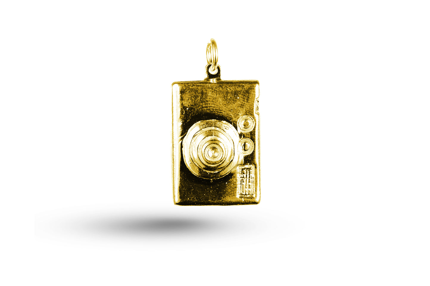 Yellow gold Digital Camera charm.