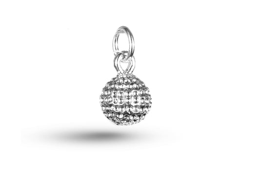 White gold Golf Ball charm.