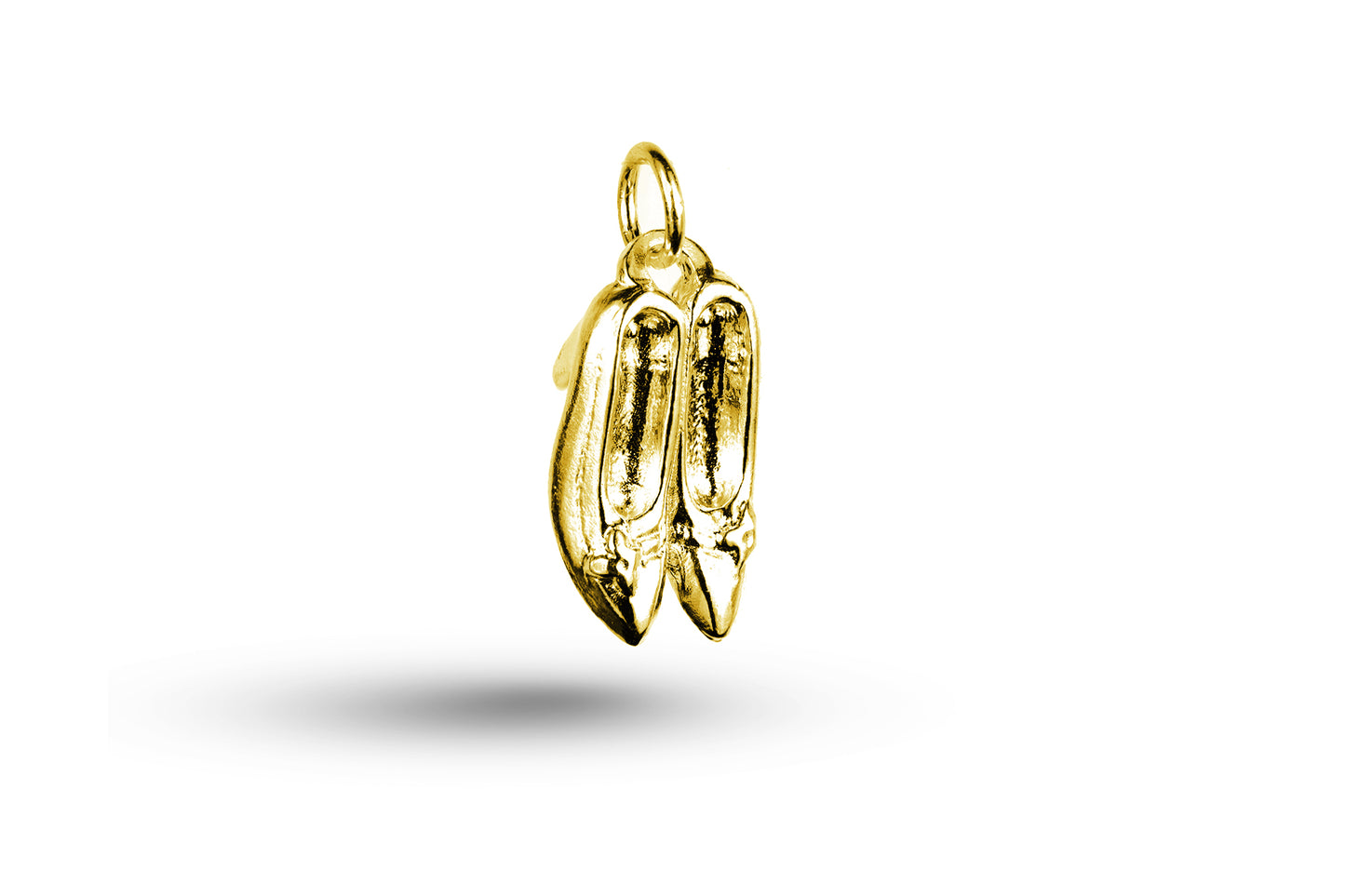 Yellow gold Pair of Shoes charm.