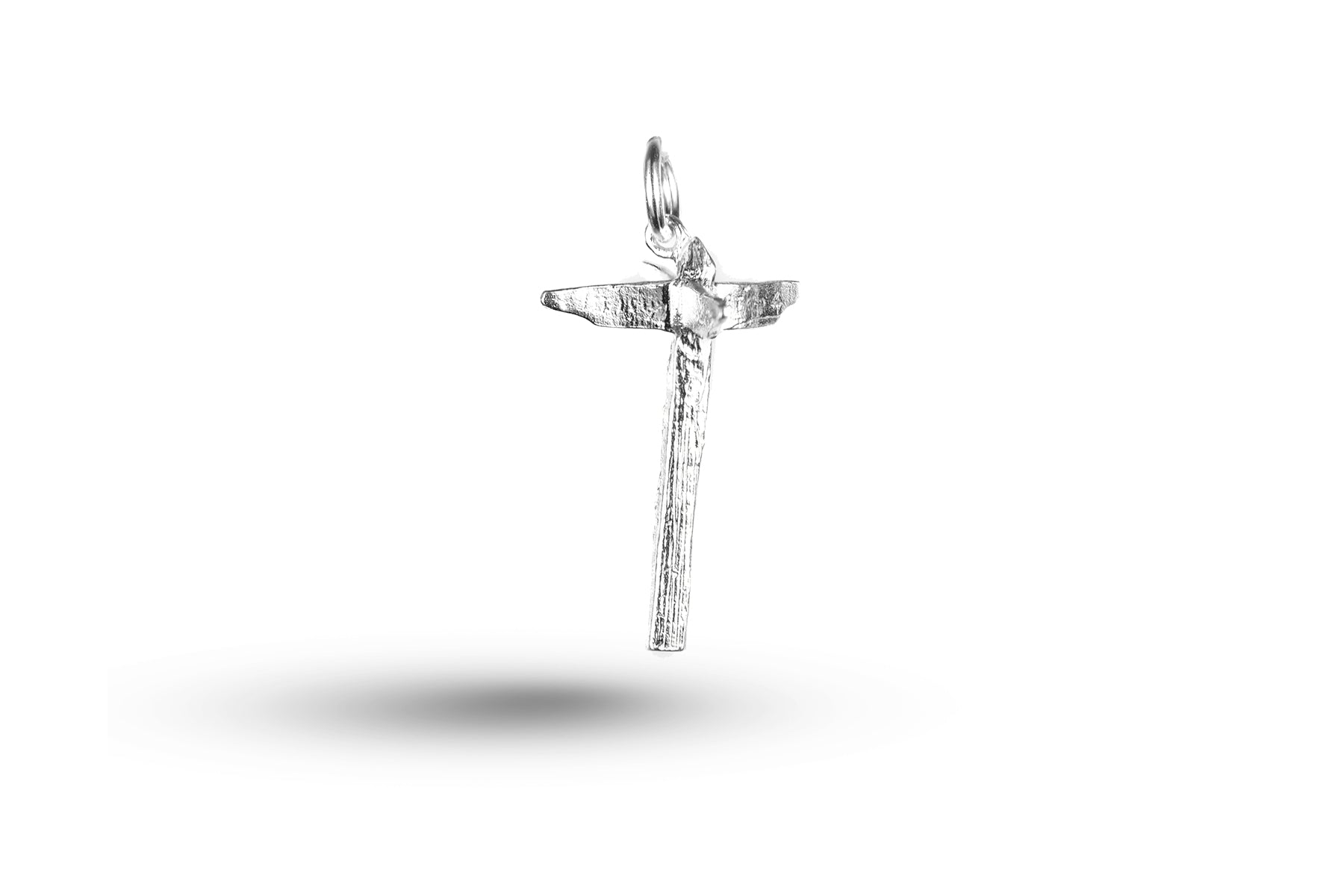 White gold Signpost charm.