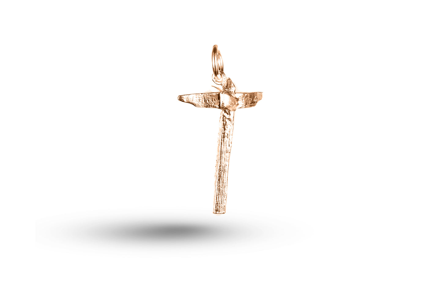 Rose gold Signpost charm.