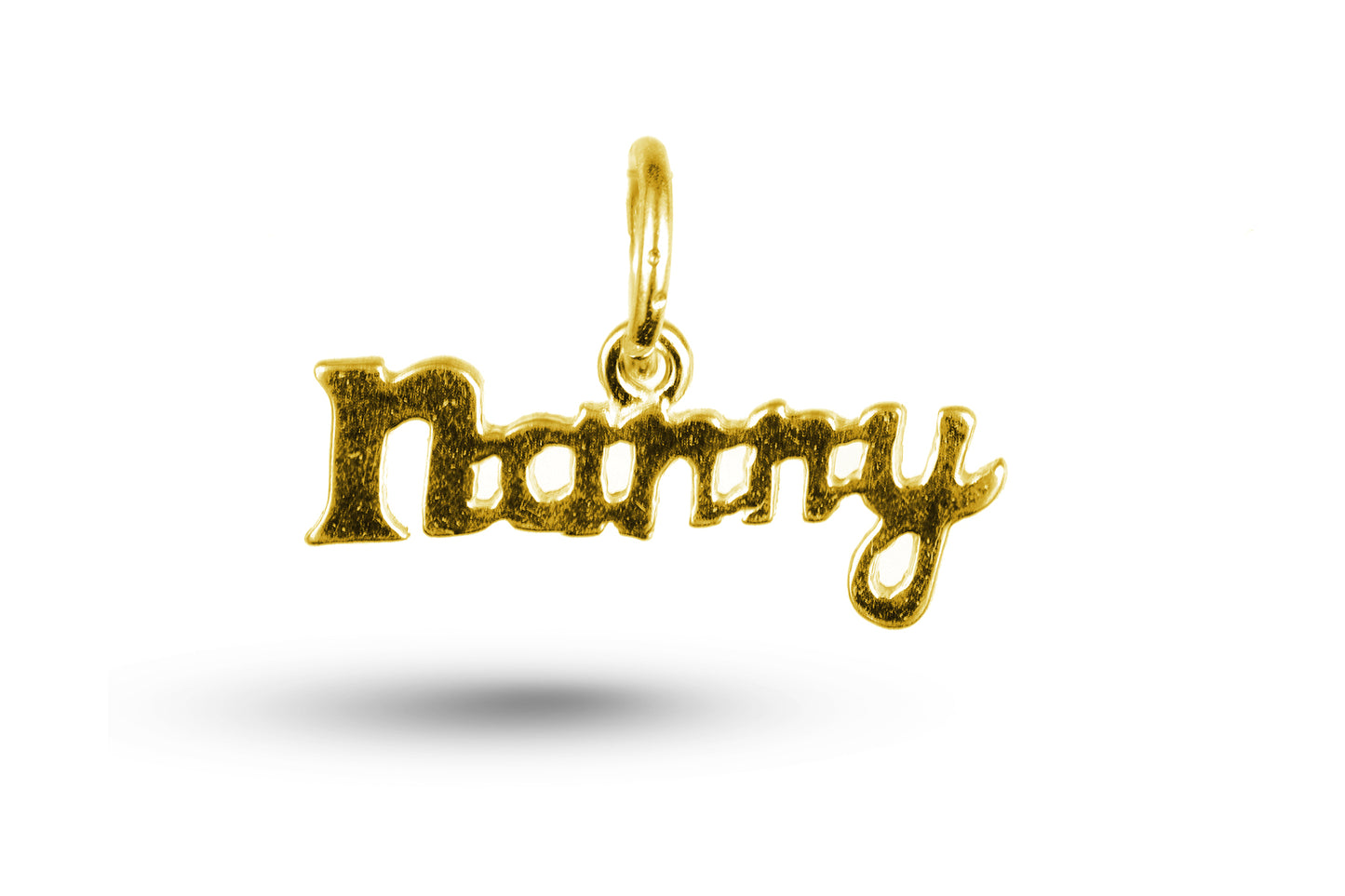 Yellow gold Nanny charm.