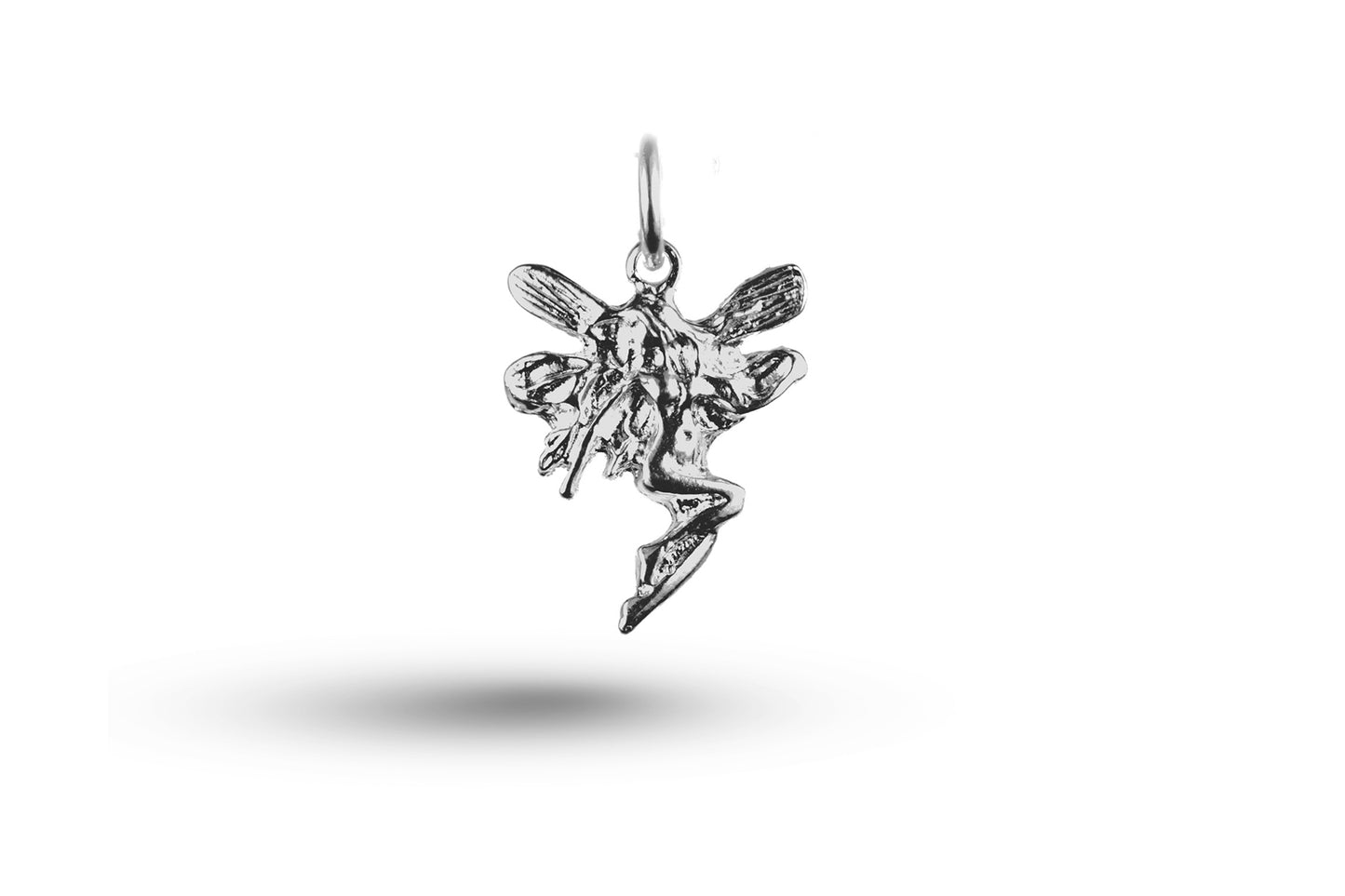 White gold Fairy charm.