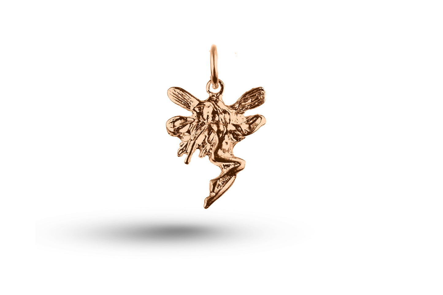 Rose gold Fairy charm.