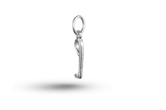 White gold Horse Crop charm.