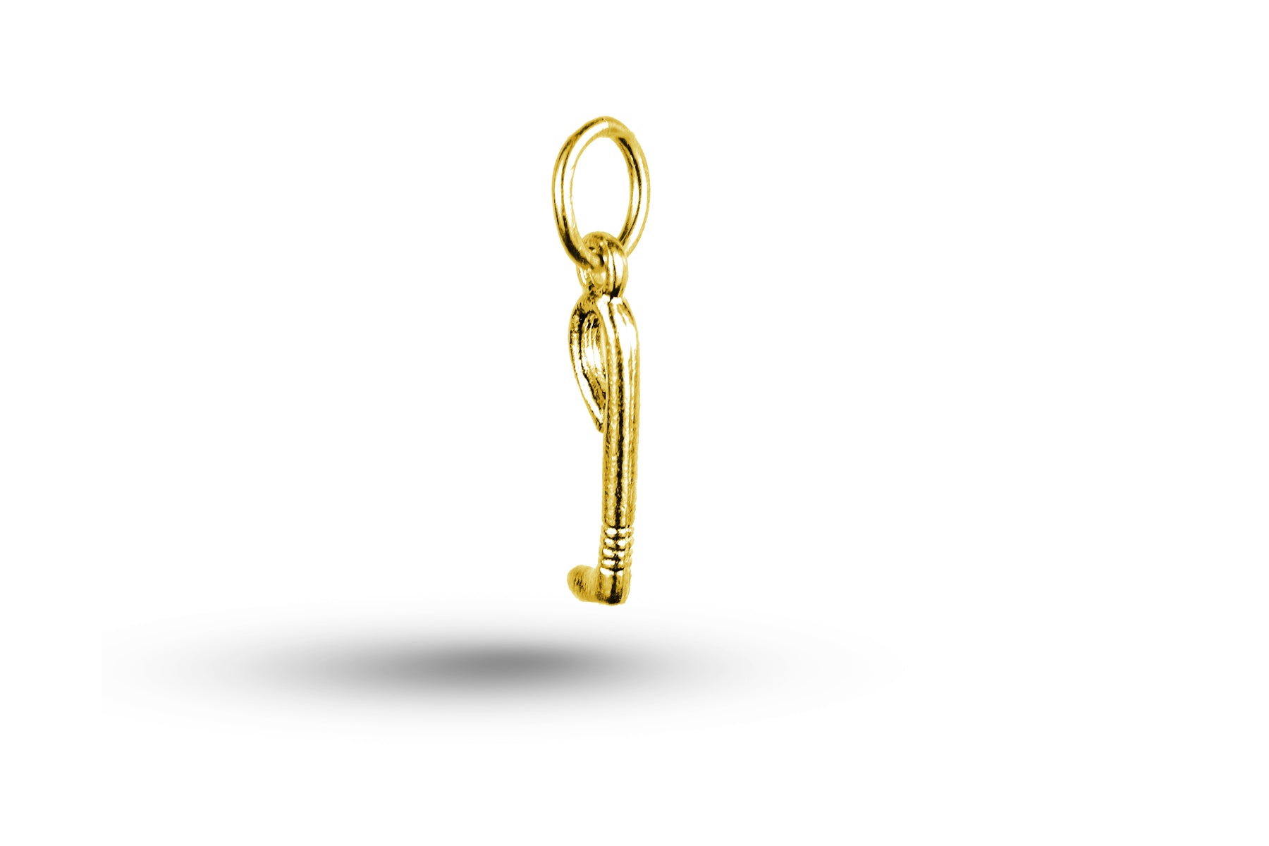 Yellow gold Horse Crop charm.