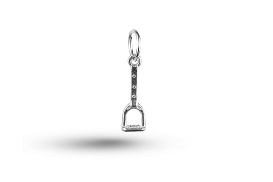 White gold Stirrup charm.