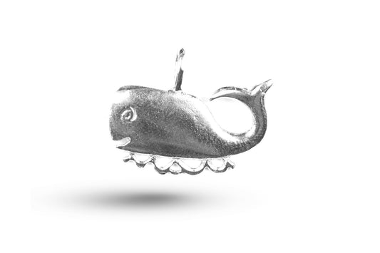 Charms Direct Whale in Waves Charm