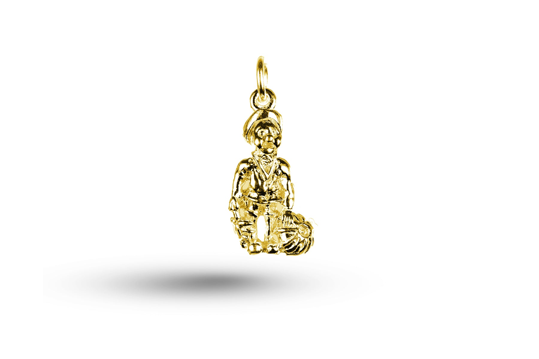 Yellow gold Cornish Fisherman charm.