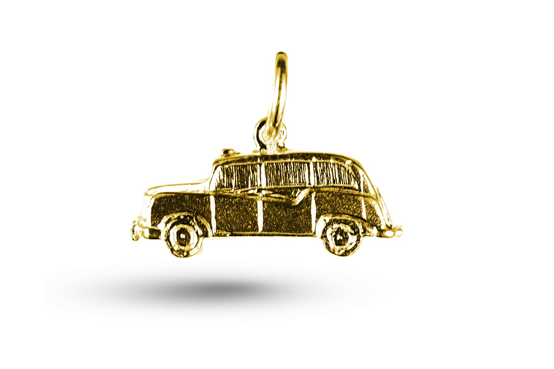 Yellow gold Taxi Cab charm.