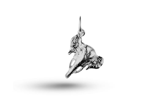 White gold Elephant Head charm.