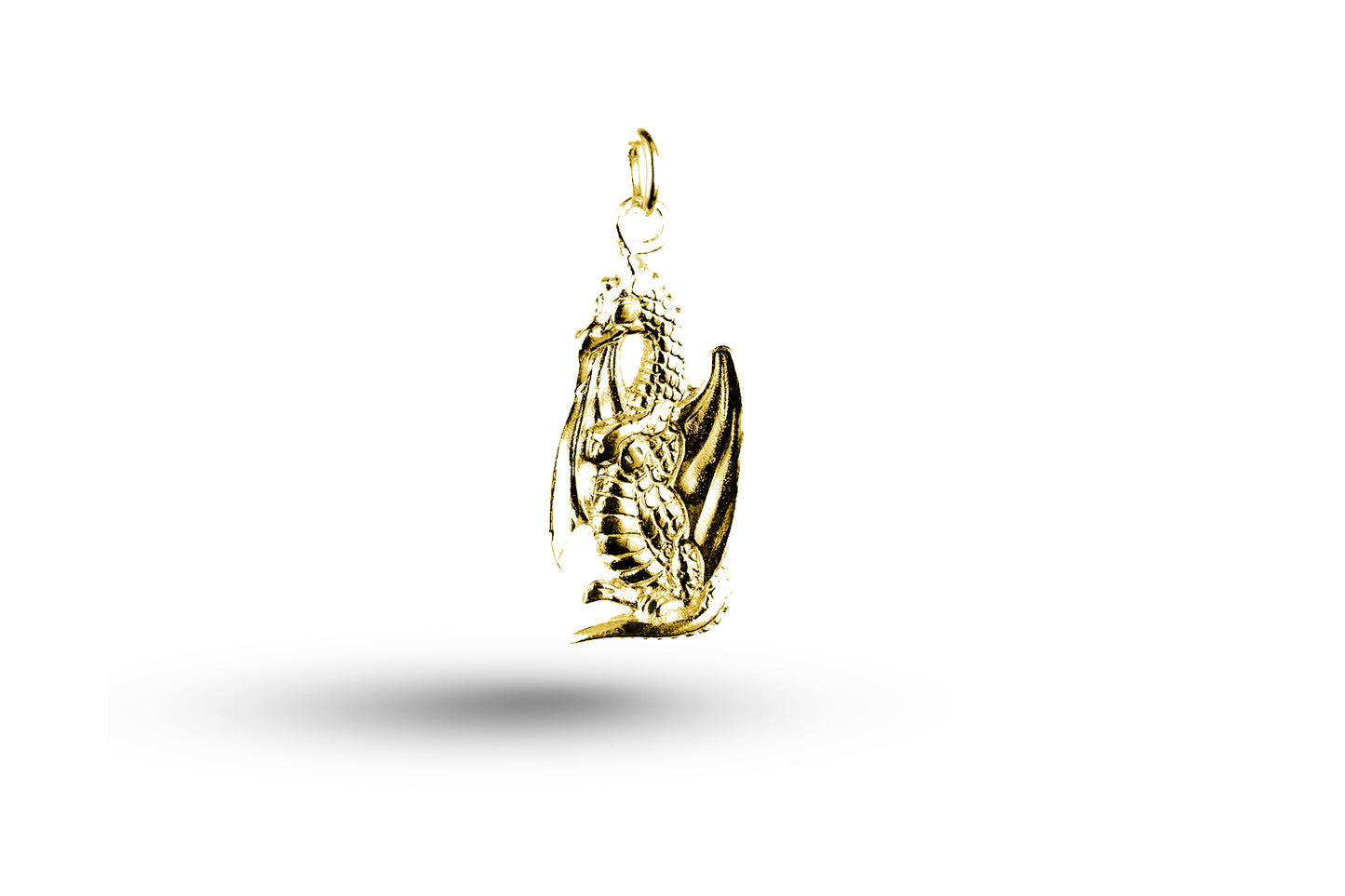 Yellow gold Mythical Dragon charm.
