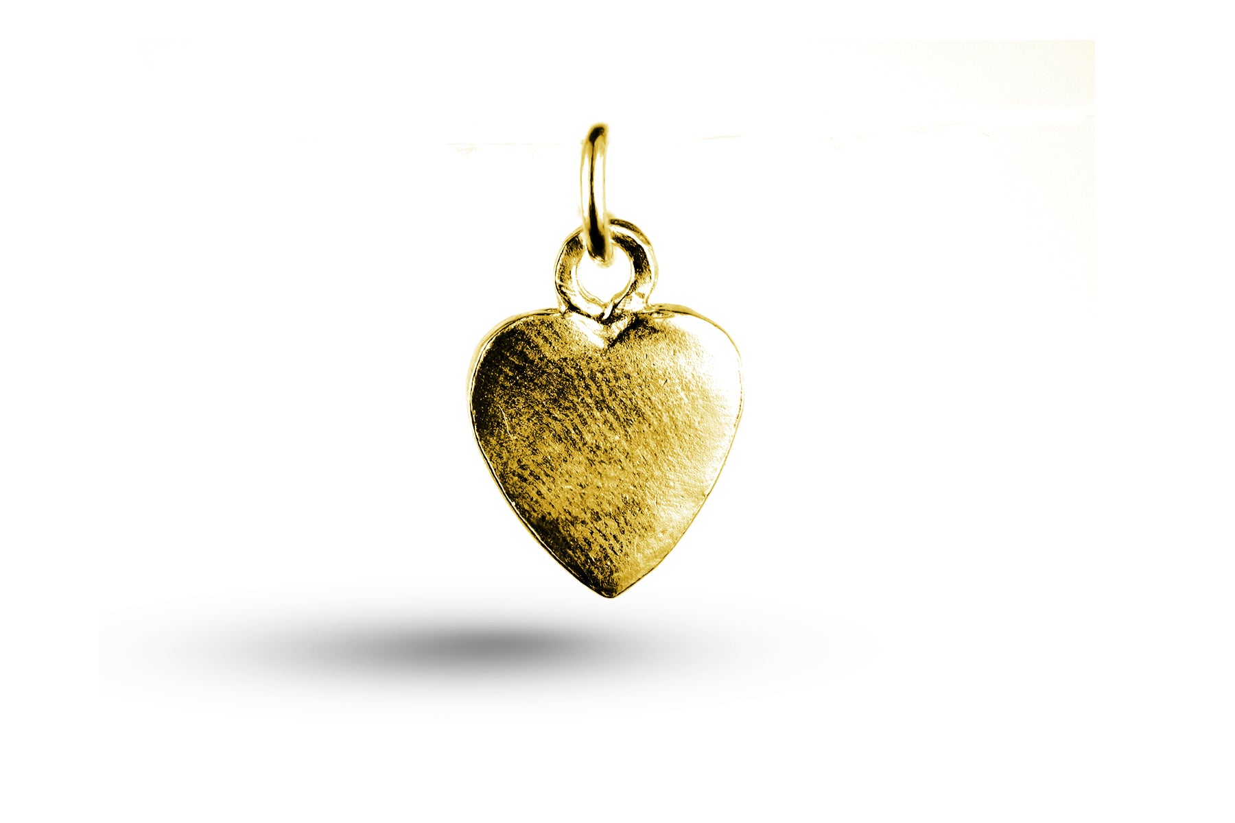 Yellow gold Heart and 'I Love You' charm.