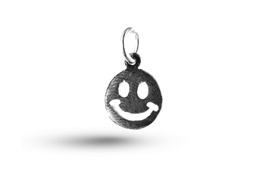 White gold Smiley charm.