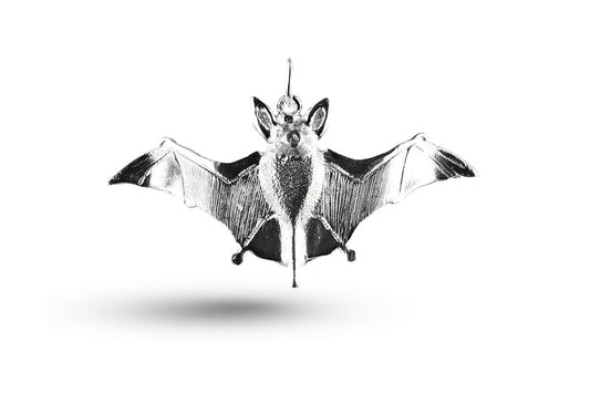 White gold Large Bat charm.