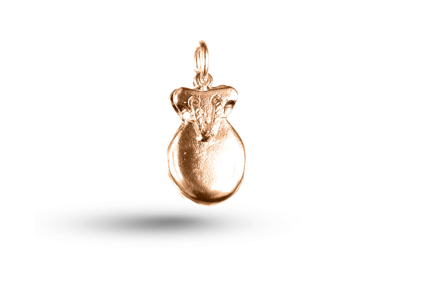 Luxury rose gold Castanets charm.