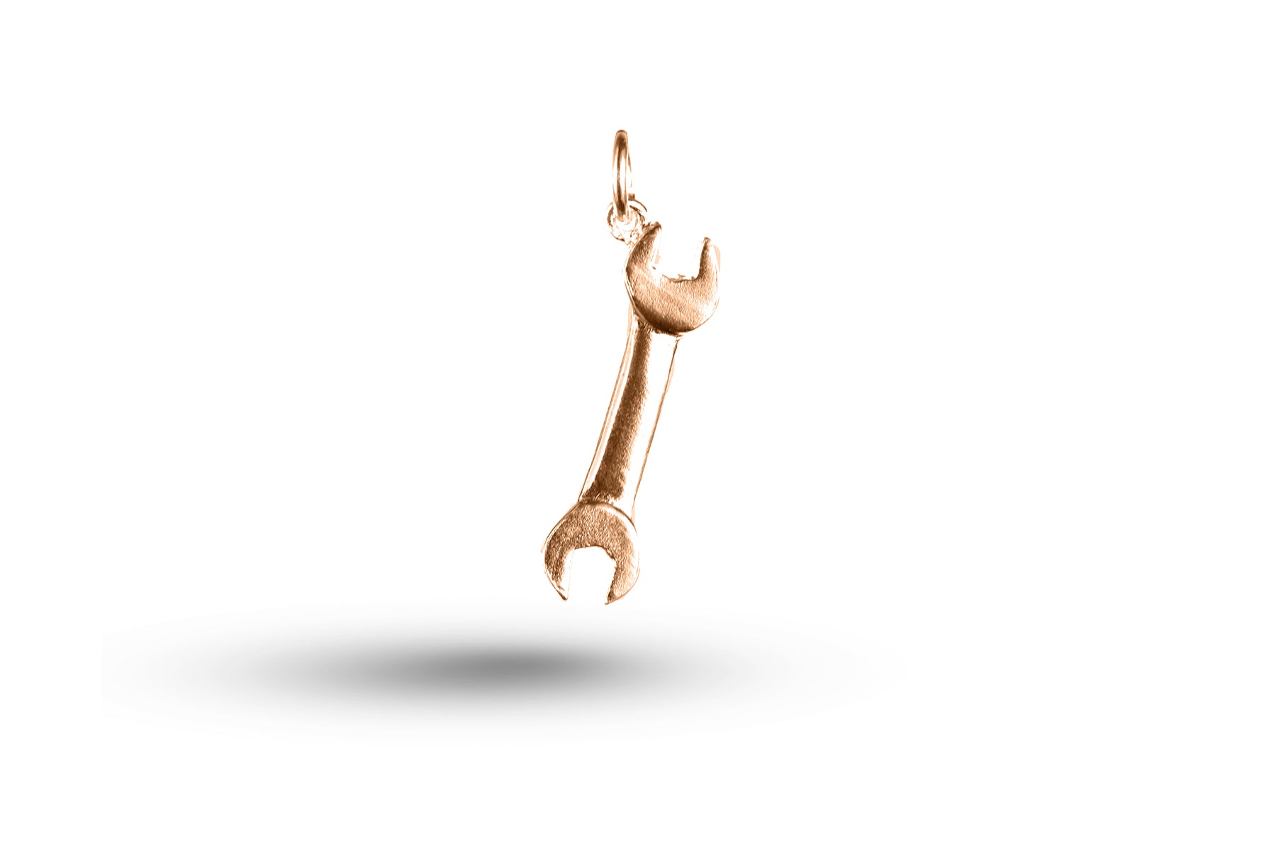 Rose gold Double Ended Spanner charm.