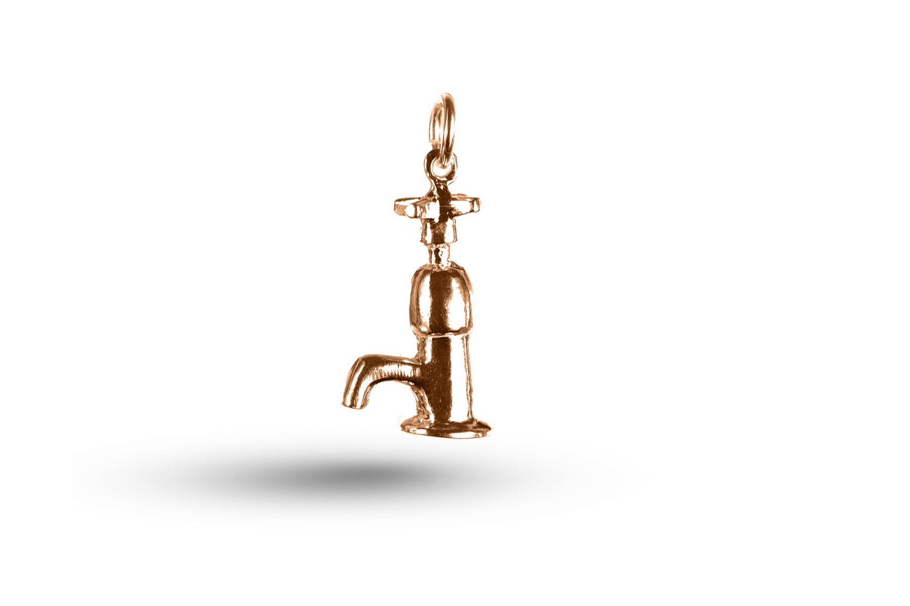 Rose gold Tap charm.