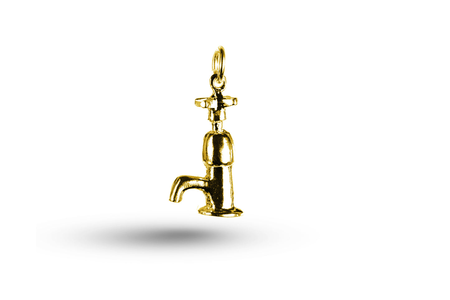 Yellow gold Tap charm.