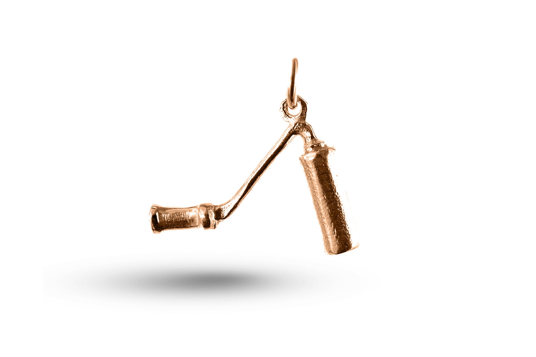 Rose gold Paint Roller charm.