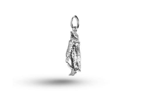 White gold Penguin with Scarf charm.