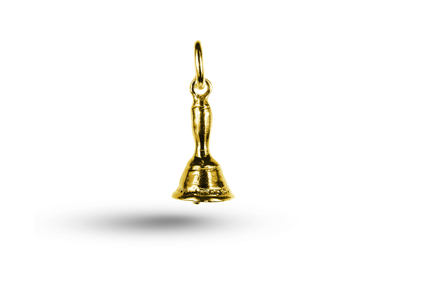 Yellow gold Hand Bell charm.