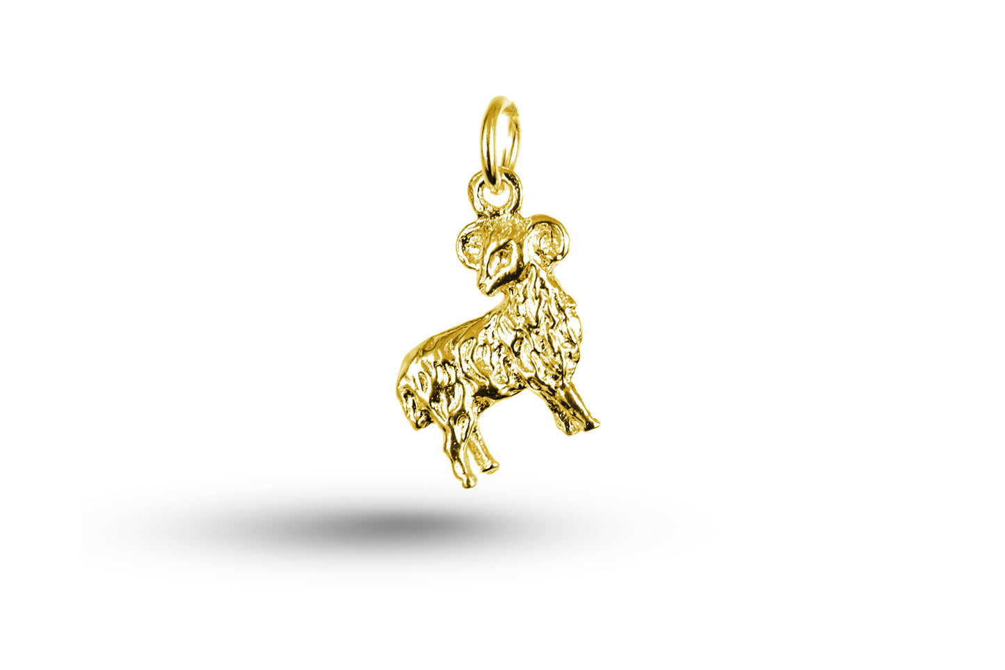 Yellow gold Large Aries charm.