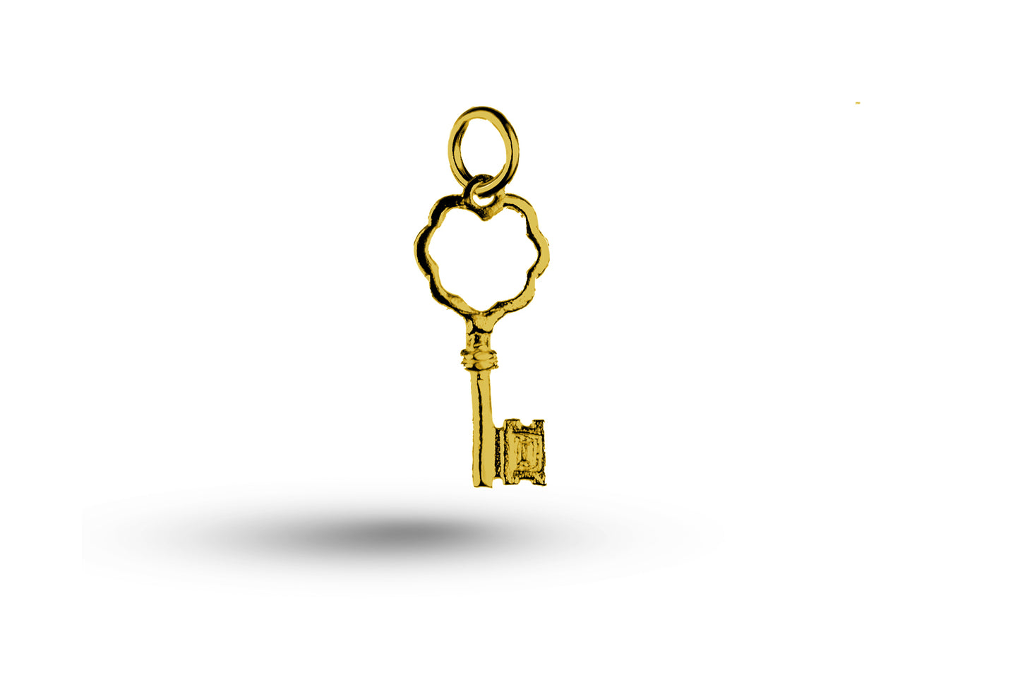 Yellow gold Key charm.